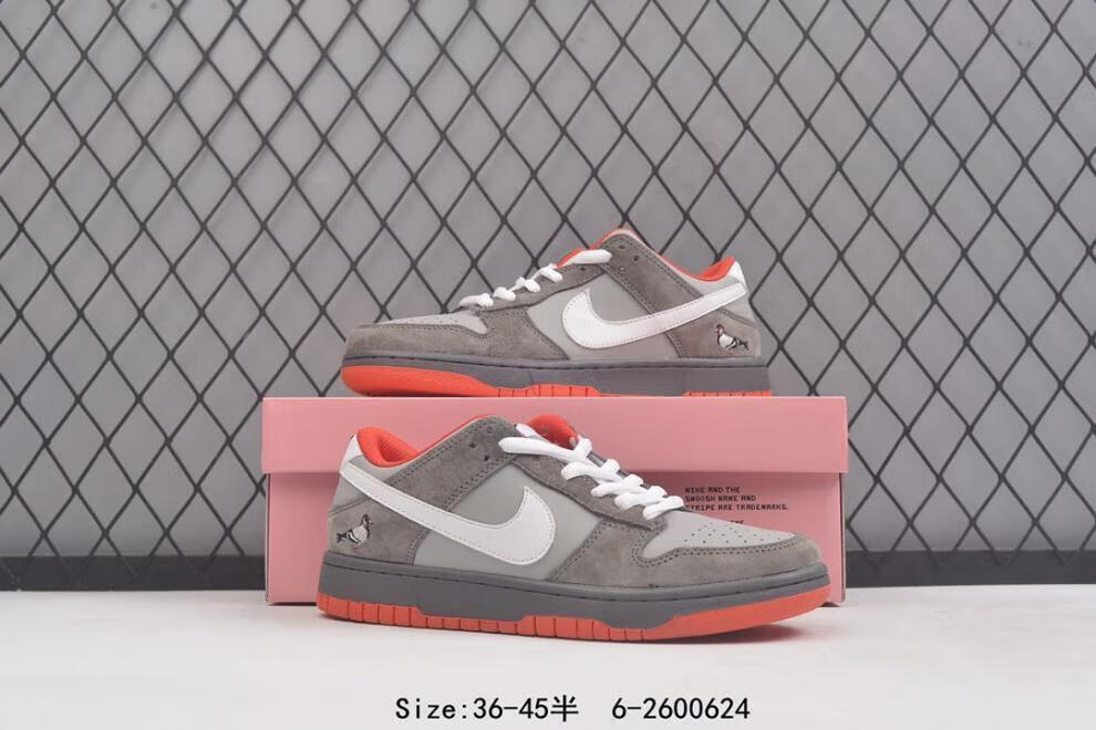 耐·克dunk板鞋莆田男女同款sb dunk 灰鸽子 低帮情侣百搭休闲潮流款