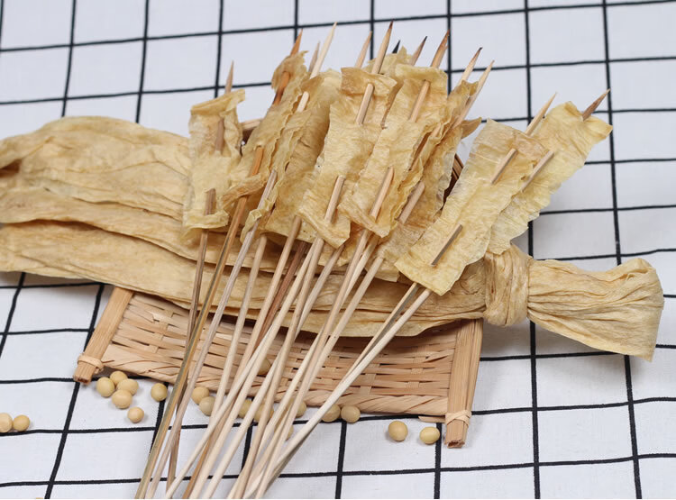 严选年货好物东北本溪特产纯农家手工豆腐皮500g烧烤麻辣烫凉拌薄油干