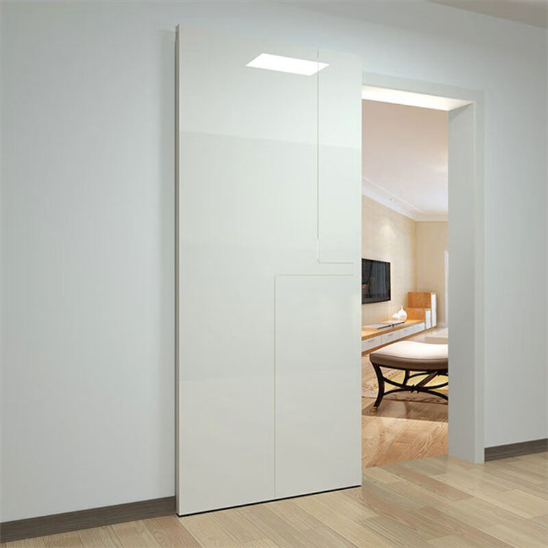 幽灵门流行房间家用移门室内推拉门吊轨门木门极简隐形门家装 多色可