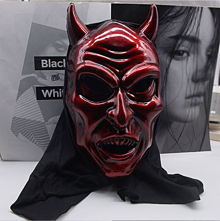 迎新必备圣节成人男女款恐怖吓人头套全脸小丑面具化妆舞会舞台表演