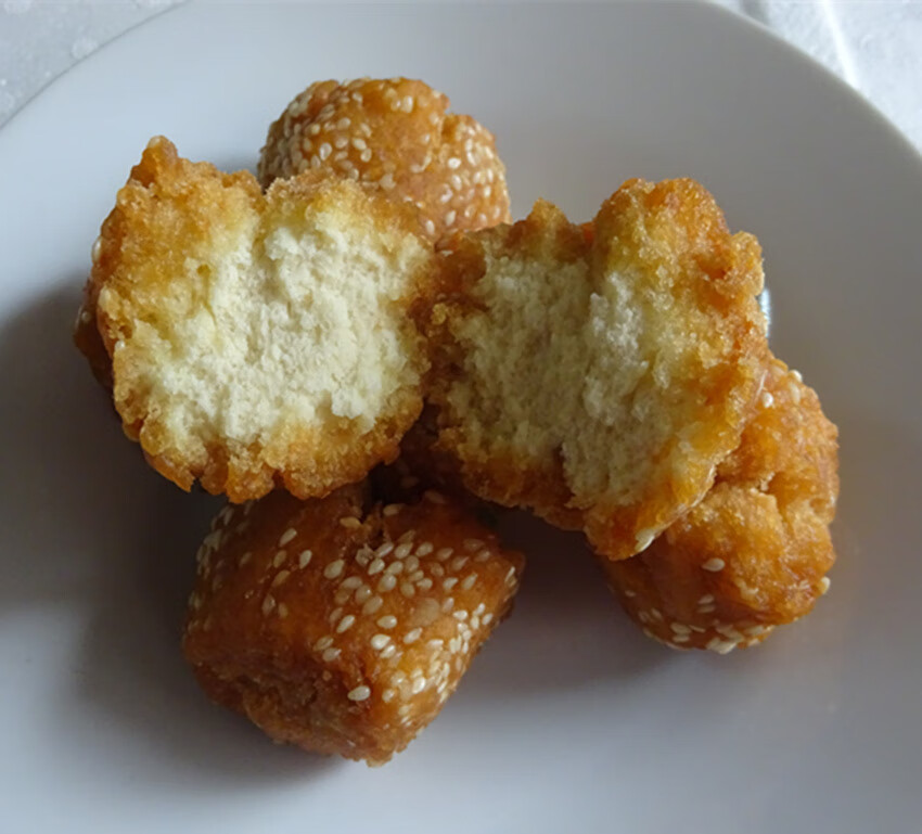 广西特产鸡腿酥大油条开口笑开口枣油炸芝麻球传统糕点