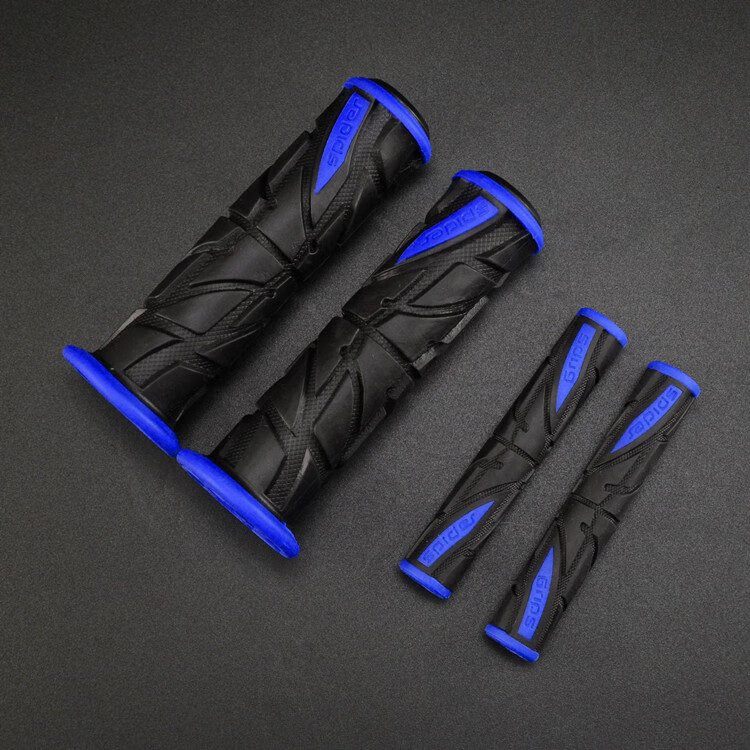 双色网状手握把适用于摩托车助力车改装手把胶踏板车手把套牛角套越野