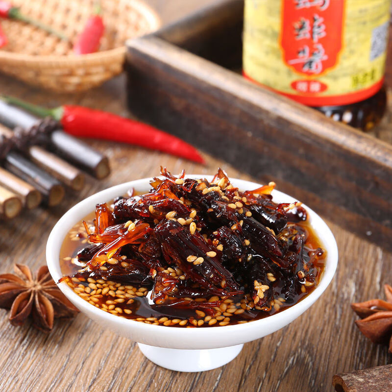 山东潍坊蝗虫酱蚂蚱酱潍坊特产拌饭辣椒酱瓶装佐餐小酱罐装下饭菜微辣