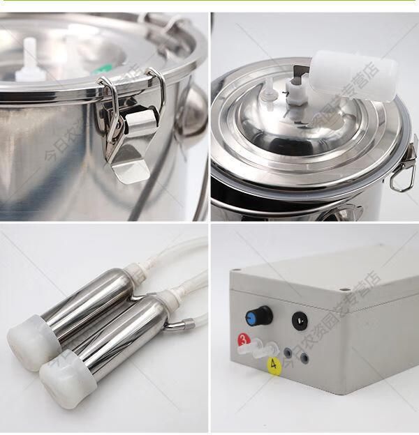 羊用挤奶机吸奶器牛羊用吸奶机小型便携式电动家用奶羊奶牛挤奶器 3升