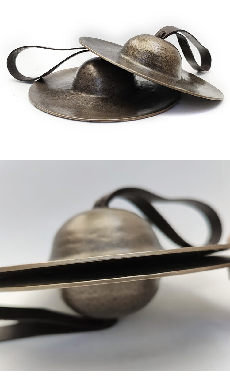 保价30天精工白青铜京镲9至19公分可选道士法器小钹小镲民间打击乐器