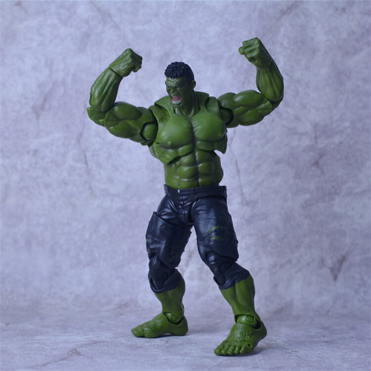 万代bandai复仇者联盟3shf绿巨人浩克模型玩具可动人偶摆件