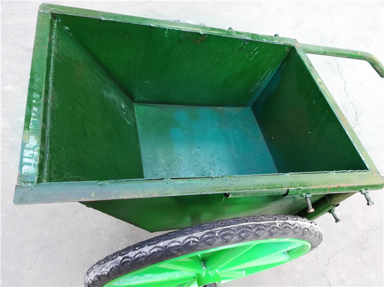 芸婷翻斗车工地用灰斗车劳动车工程手推车农用小推车砂浆车特厚大号特