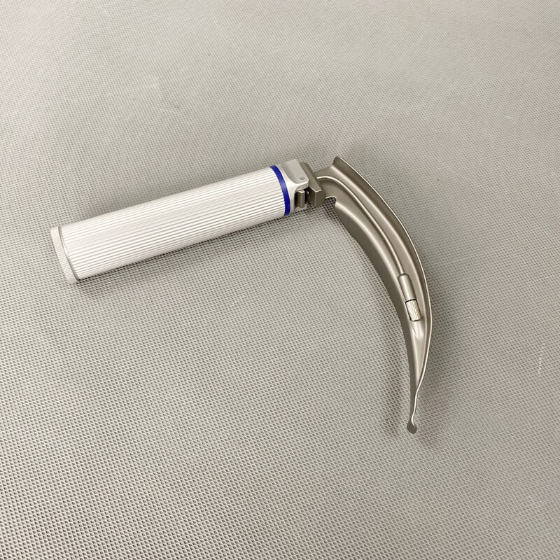 医用不锈钢成人麻醉咽喉镜 全钛钢新生儿童喉镜 气管插管 抢救全麻