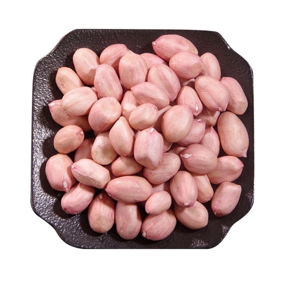 晨臻2022年花生米生 新货粉皮新鲜花生米不带壳榨油白沙花生仁5斤