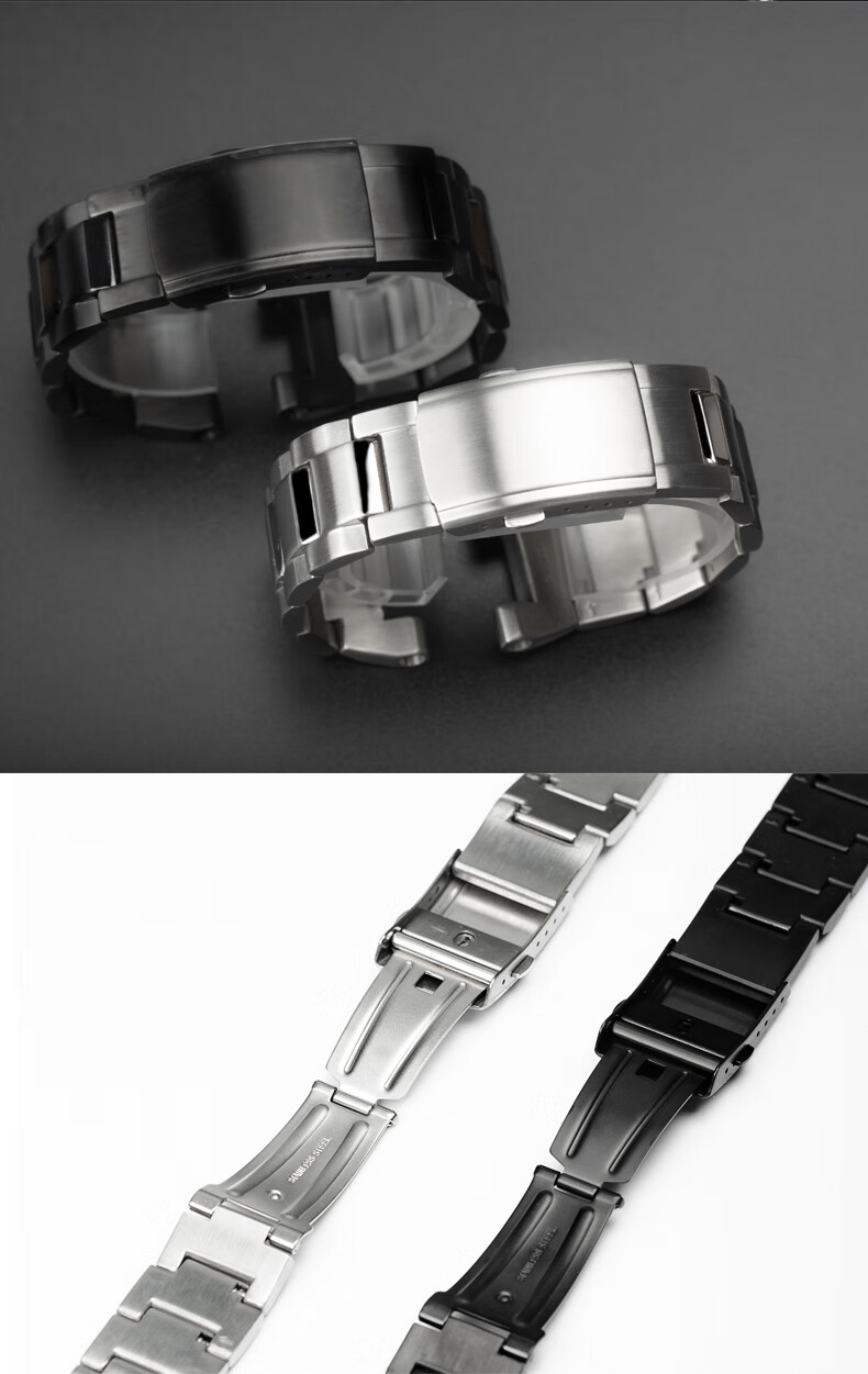 【jd物流】适用卡西欧g-shock表带钢铁之心gst-w300/400g/b100/s310