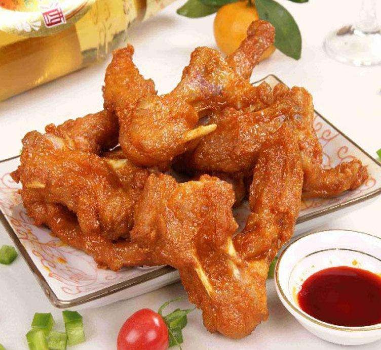 棠鲜生奥尔良口味鸡锁骨油炸鸡叉骨5斤包鸡炸骨5斤2