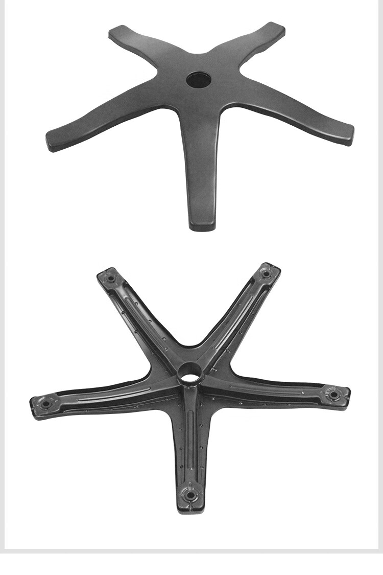 320办公椅配件电竞椅电镀五星脚老板椅椅底座行政椅镀铬椅脚另加纸箱