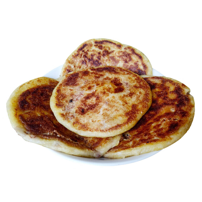 年糕饼东北农家糯米火勺带馅粘糕饼500g 红豆馅500g