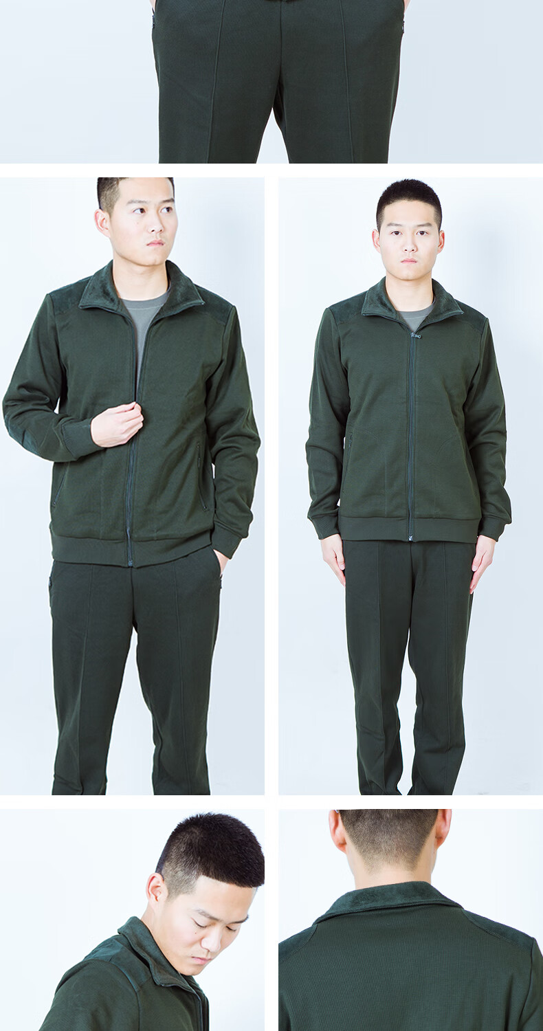 新款正版长袖套装冬加绒 体能服春秋军迷跑步运动裤 新式作训服春秋季