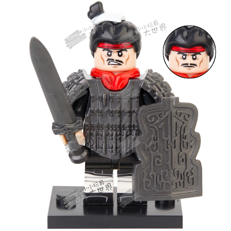 兼容兼容科睿秦帝国kt1088秦始皇武将秦兵古代士兵拼装人仔玩具xp652
