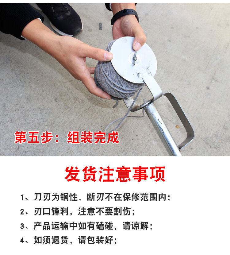 捆玉米秸秆神器4代家用收紧打捆机绑苞米杆手动农用工具稻草辣椒4代打