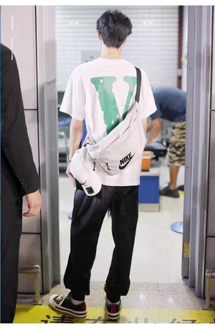 2022新款耐克王一博同款斜挎包男女腰运动胸大容量单肩ba5751 ba5751