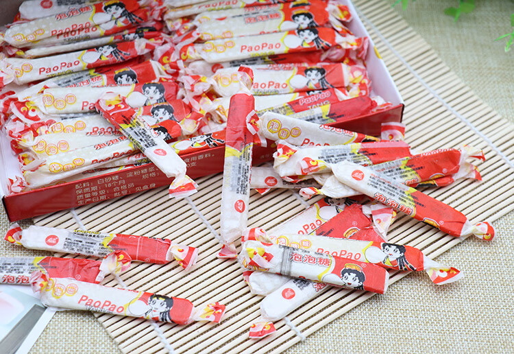 味小府上海老式泡泡糖长条泡泡糖怀旧小时候经典老式经典老上海口香糖