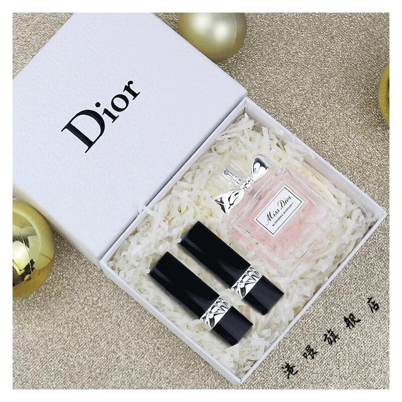 官方旗舰迪奥口红套装礼盒999花漾甜心女士香水淡香香氛口红套盒老婆