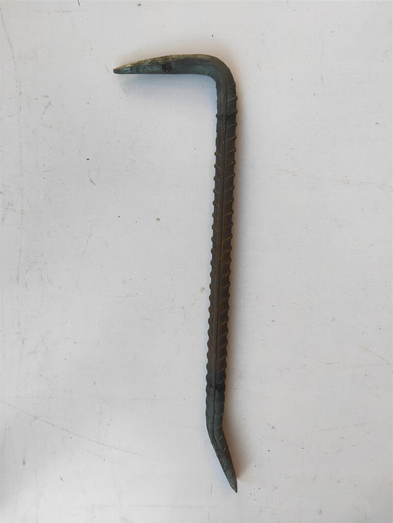 小撬棍建筑工地木工拆模撬棒螺纹钢筋7字形撬杠铝模专用工具螺纹钢16