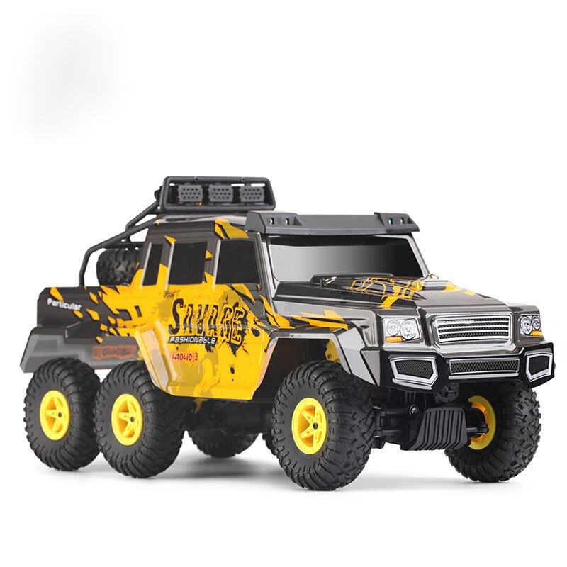 四驱六轮大脚车沙漠飞鹰六轮遥控车越野车3d实时视频玩具车四驱车大脚