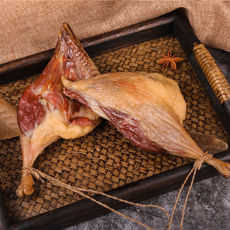 杞里香安徽特产腊鸭腿传统腌制风干咸鸭腿咸肉腊肉腌鸭腿肉4只腊鸭