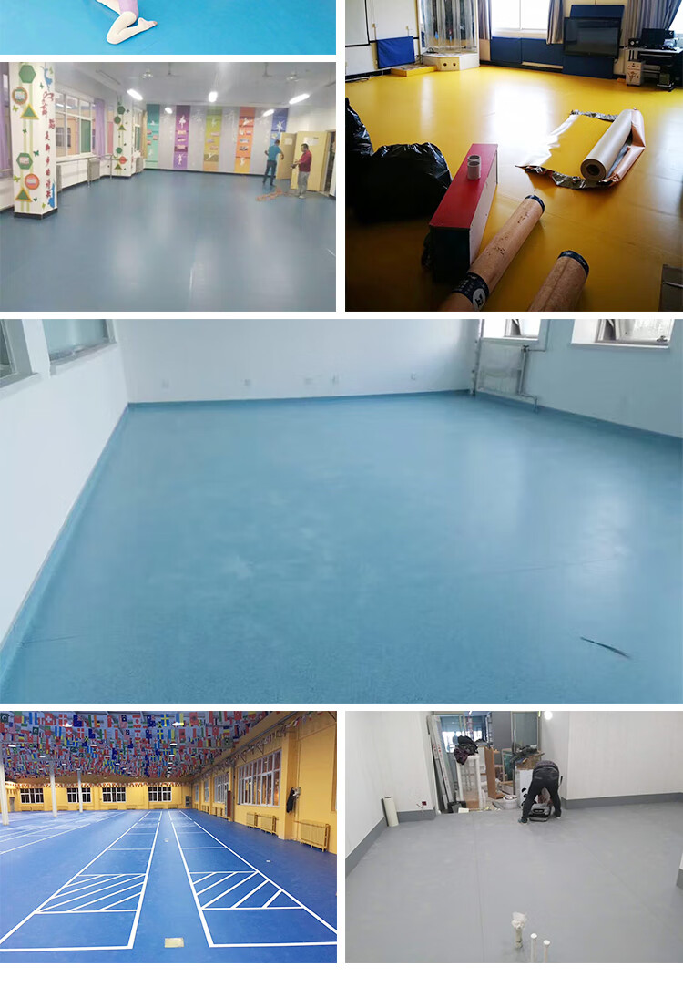 舞蹈房专用早教中心培训幼儿园地胶舞蹈教室塑胶地板款20mm纯材料价格