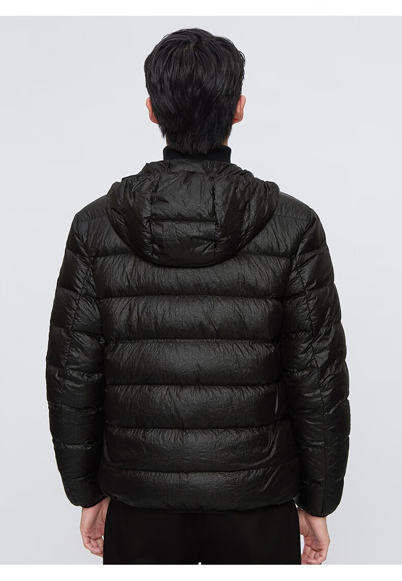 【轻薄保暖】九牧王男装羽绒服 2022秋季新款 轻柔保暖 简约有型连帽