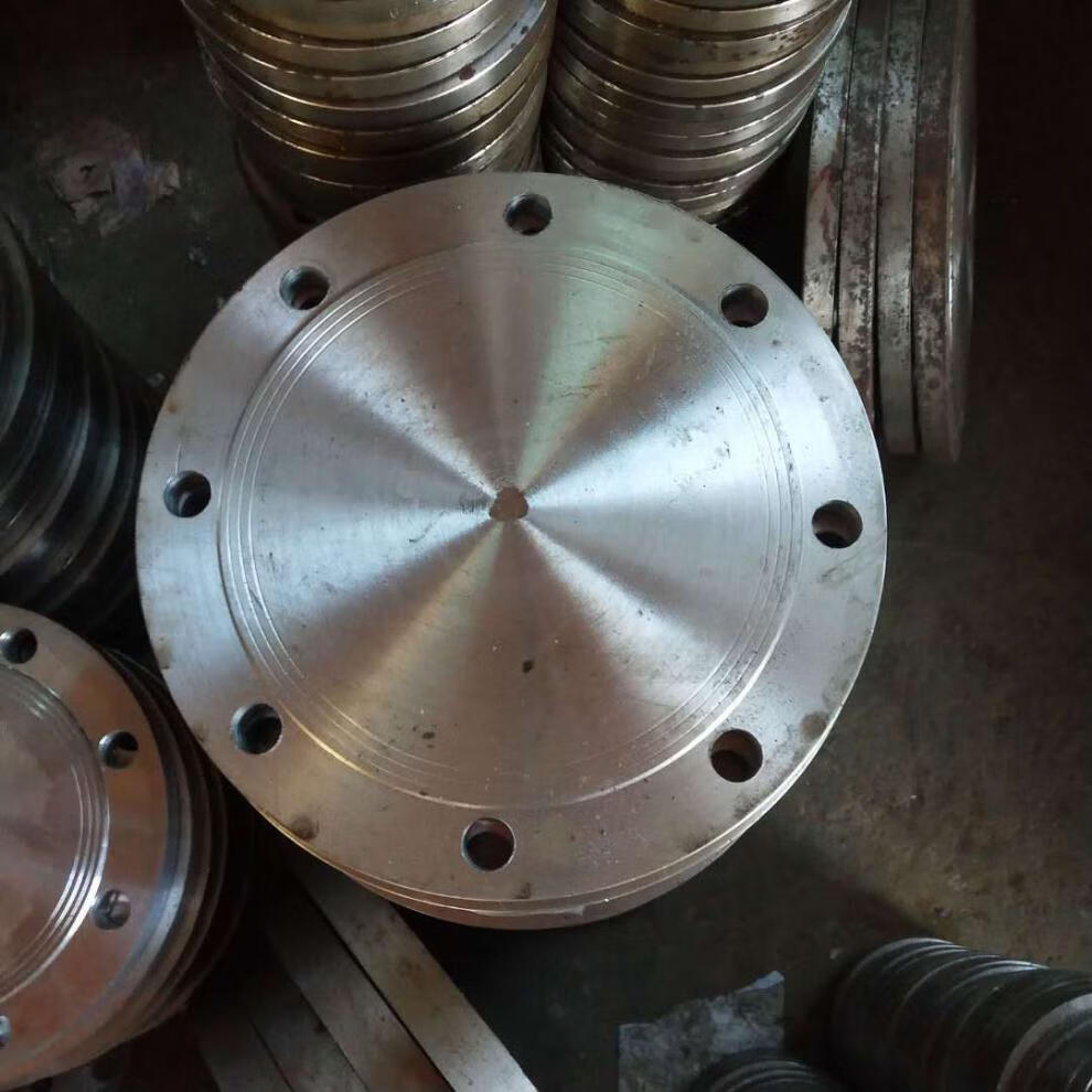 适用碳钢盲板堵板法兰圆形铁盲板快装盲板管堵压力容器法兰盖国标16kg