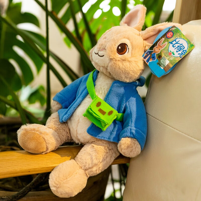 彼得兔毛绒送女朋友玩具电影同款比得兔公仔兔单身玩偶生日礼物30厘米