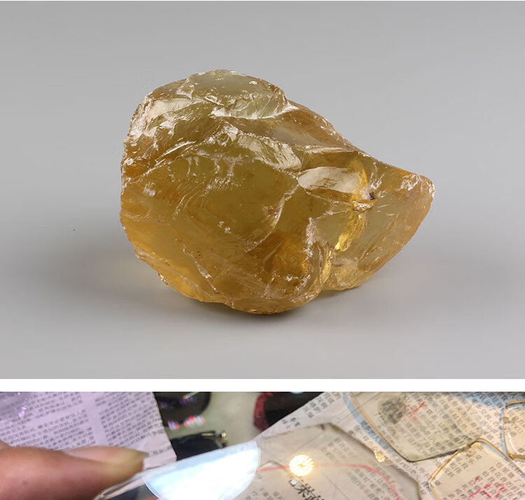 天然竹叶青水晶石眼镜男女款老石头镜护目清凉平镜东海老料银黑色镜架