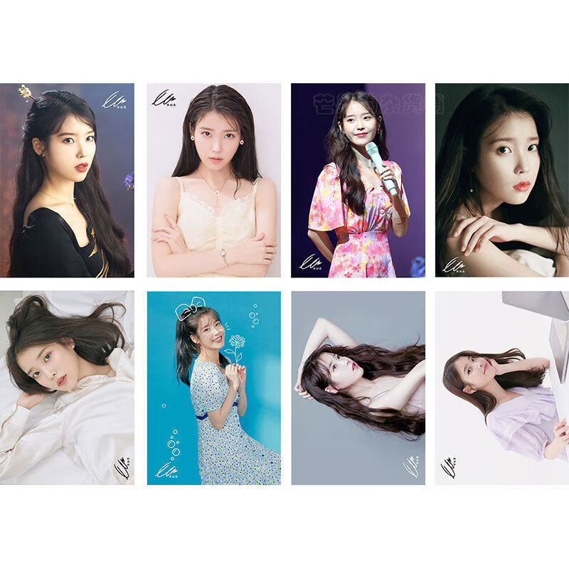 李知恩海报2020新女高清新款签名大高清贴墙卧室周边卡贴 【选sc 】