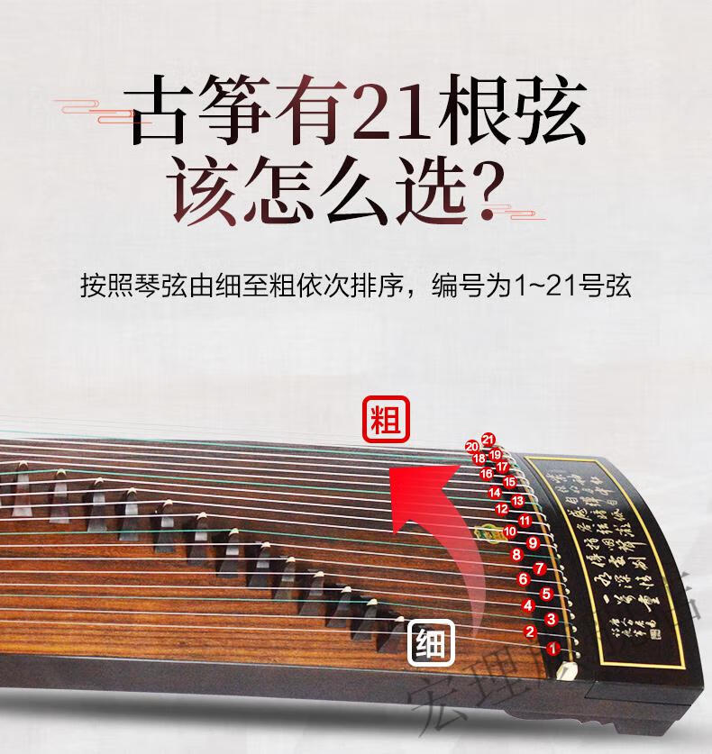 爱丽丝古筝琴弦大古筝通用 alice爱丽丝古筝琴弦-古筝弦套-琴弦古筝弦