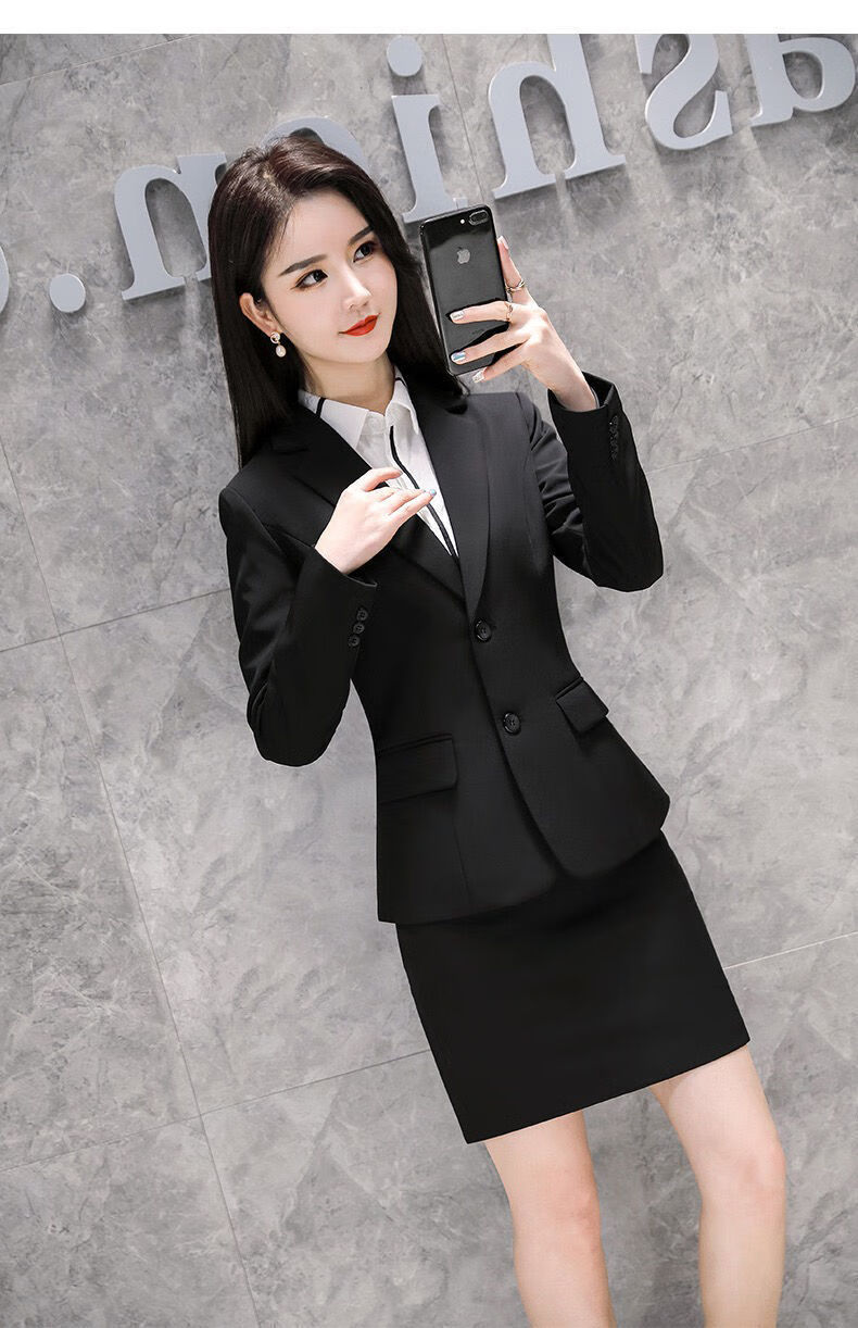 职业装女装套装夏季职业装西装套装女2022年新款时尚气质名媛高端商务