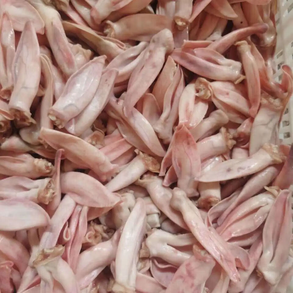 新鲜冷冻去毛兔耳朵无毛兔耳朵烫毛兔子耳朵兔肉类制品2斤4斤装二斤装