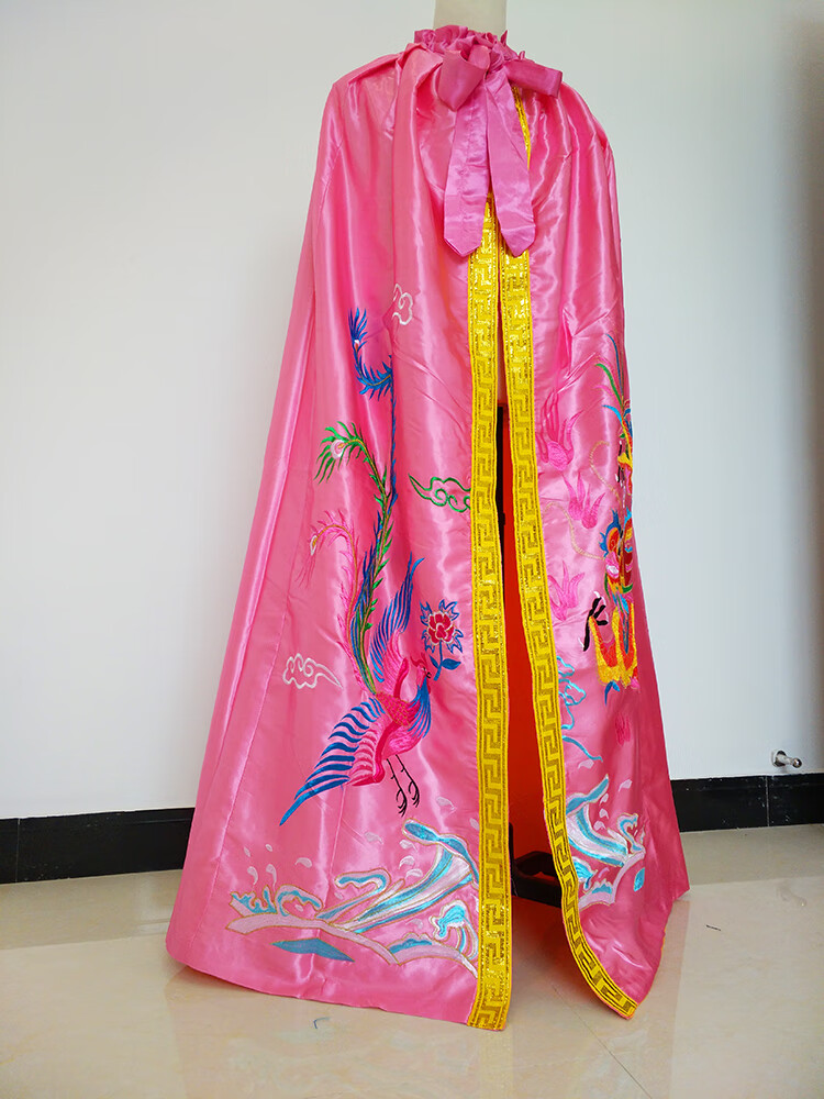 观音披风斗篷佛袍泰山奶奶凤袍佛像衣服刺绣佛衣关公菩萨龙凤披风