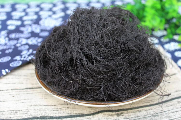 干海草海发菜500g新鲜龙须菜长寿菜海藻菜丝凉拌菜火锅食材干货500g海