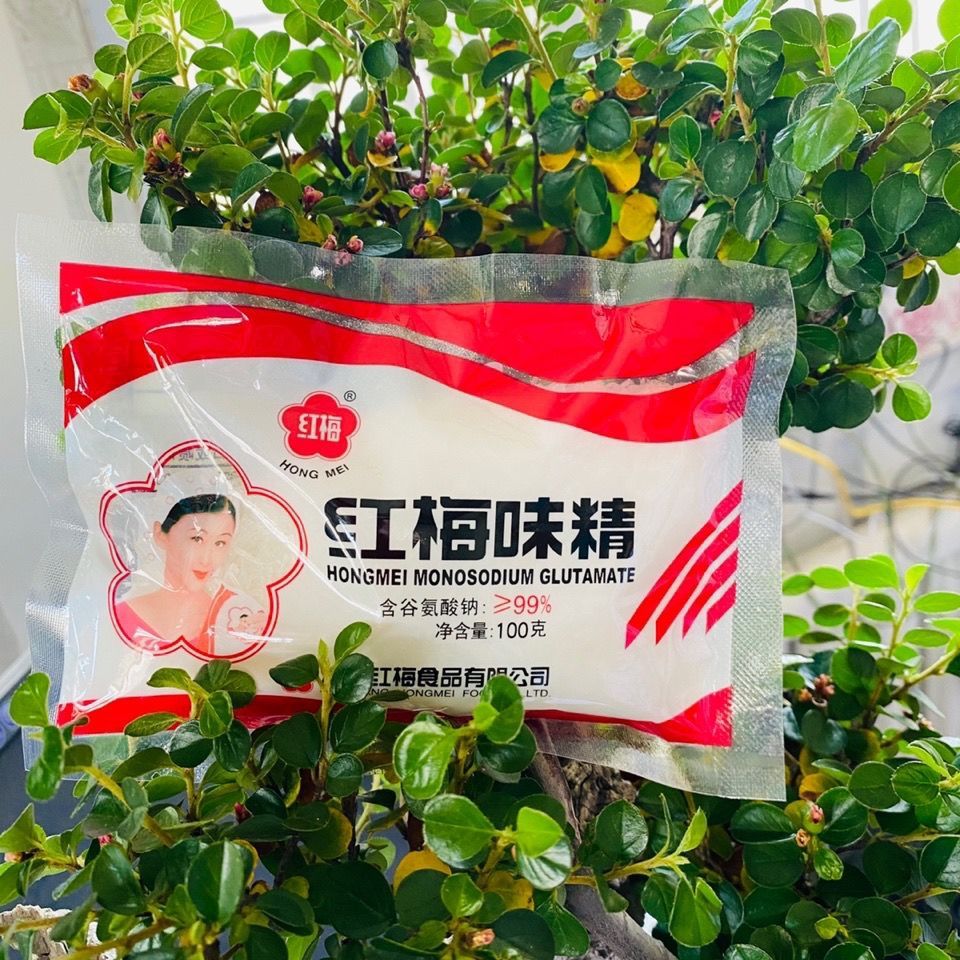红梅味精小袋装味素100克调味品提鲜炒菜家用味精批发100克5袋超划算