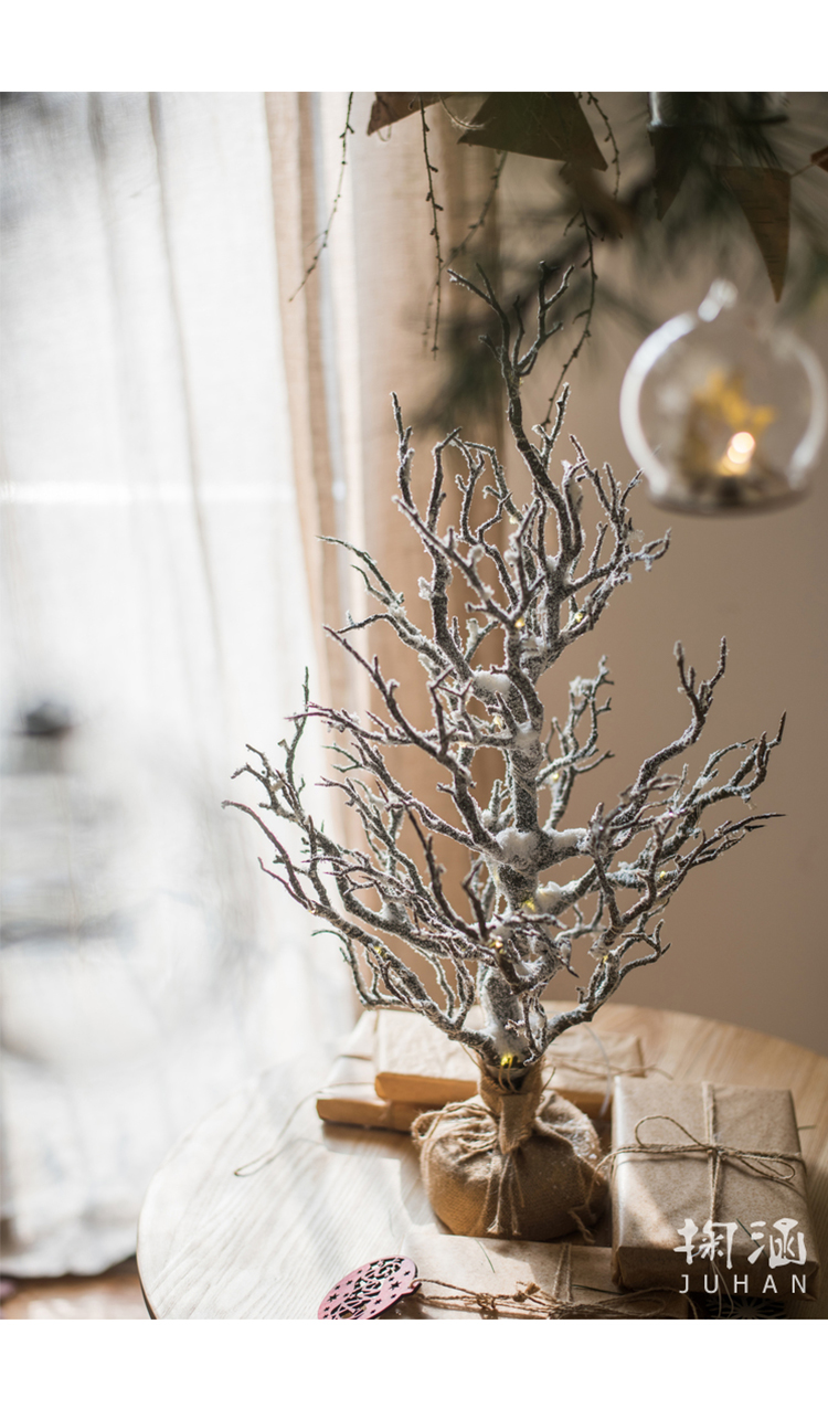 掬涵仿真禅意枯树大型艺术装饰树枝干插花摆件花艺橱窗陈列禅意枯树