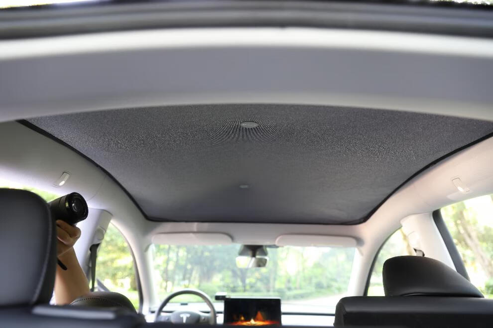 适用model3y星空特斯拉19-22款天窗遮阳帘网夏日遮光防晒配件 质感