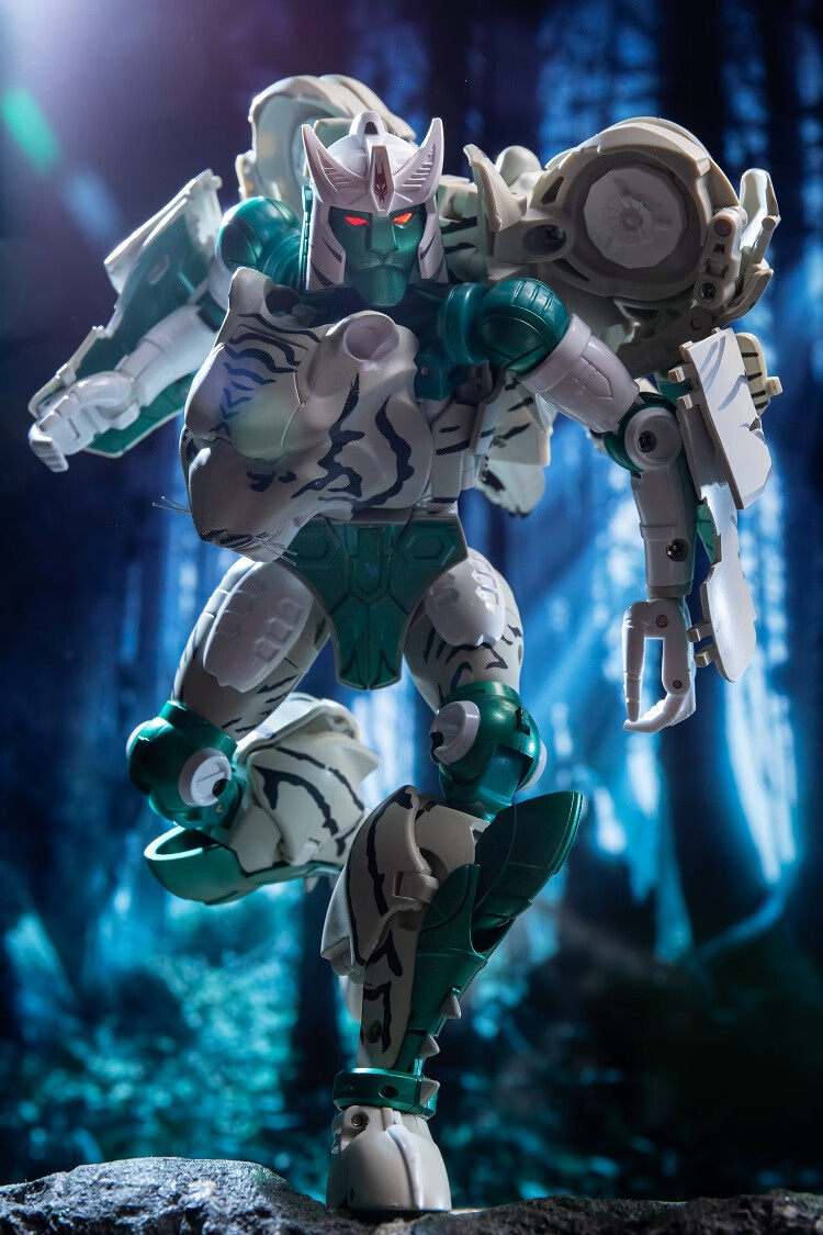 万代bandai2022新款超能勇士ko版bw10变形玩具金刚白虎勇士mp50全款