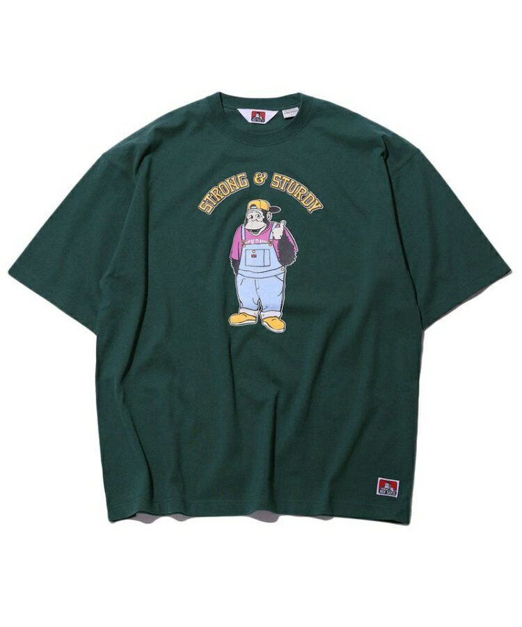 四季良品bendavis潮牌时尚大猩猩印花宽松短袖t恤21ssblack订货s