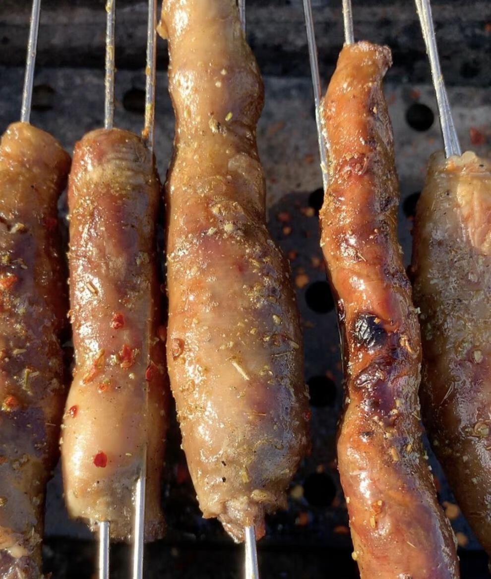 内蒙古牧区羊肉肠蒙古肉肠草原肉肠传统肉肠生羊肉肠茅草街2斤