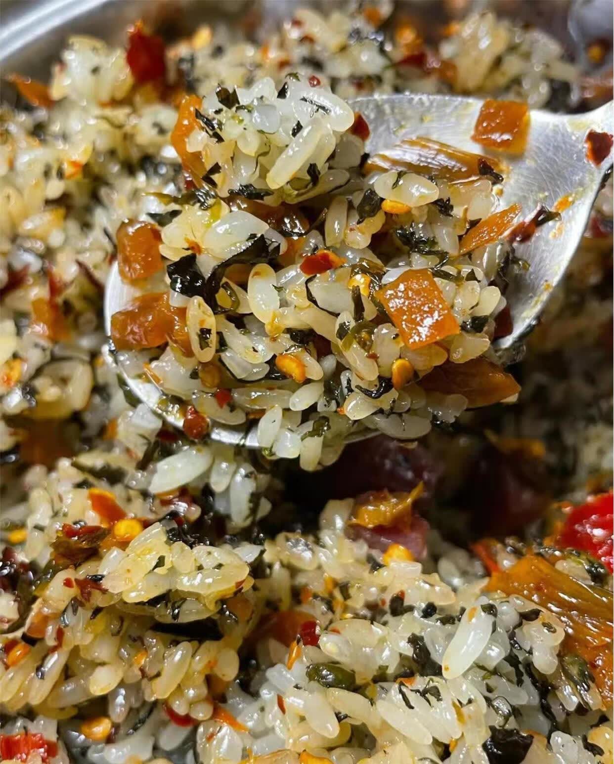 优铺农品特产艾叶糯米腊肉饭即食饱腹米饭铜仁社饭贵州特产社饭 散装1