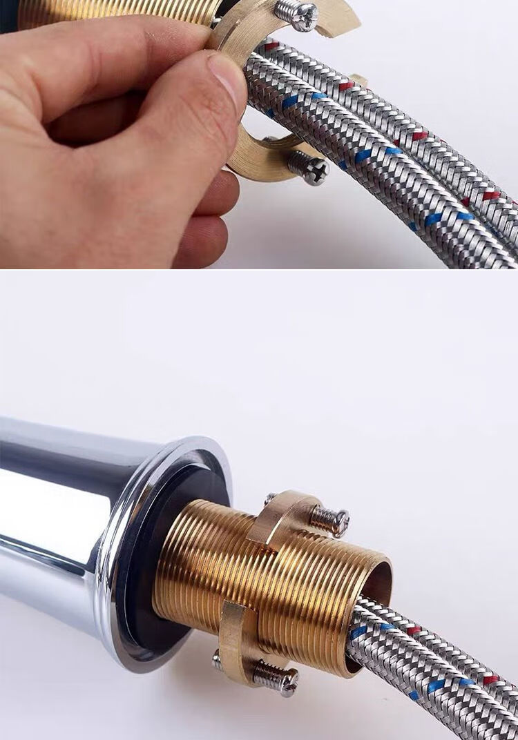 水龙头防松动螺母冷热水龙头固定神器纯铜c型开口螺母安装铜配件龙头