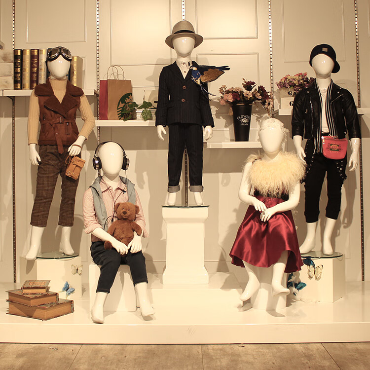 楚歌质优品儿童小孩模特道具女男通用橱窗陈列展示摄影假人体模特架bb