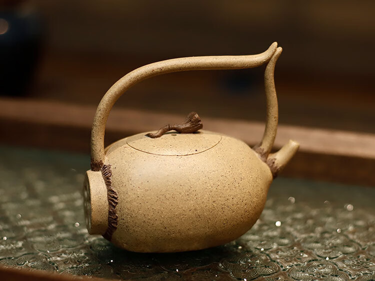 棠纪tonekey宜兴仿生紫砂壶纯手工莲藕壶单壶中式功夫茶家用泡茶壶