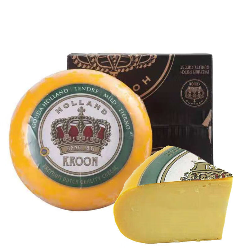 kroon皇冠黄波奶酪芝士承重荷兰即食搭配红酒500g250克