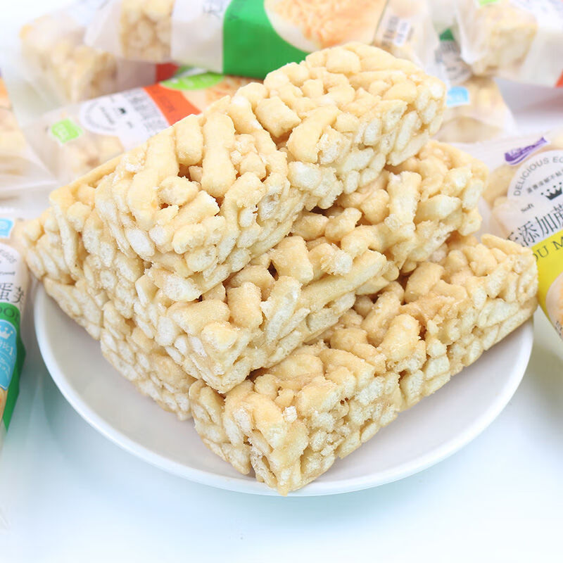 大米小米酥米花糖零食散装小包装好吃的充饥小零食夜宵整箱批发大米酥