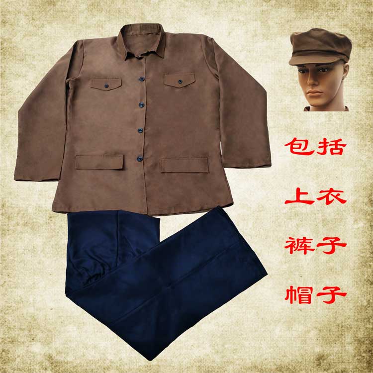 民国农民中山装50年代服装男男士穿的中山装衣服话剧小品表演出服本山